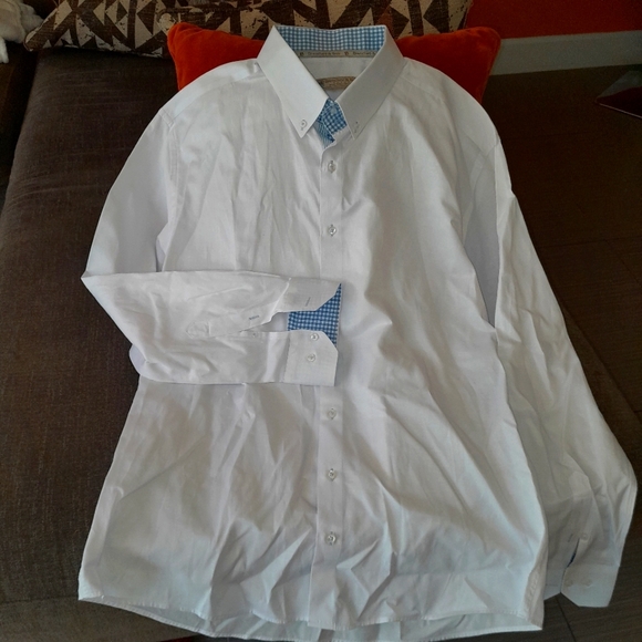 Brentford & Sons Button Down Dress Shirt 2XL - Picture 2 of 6